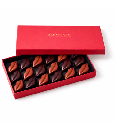 Coffret Bouches Chocolat Noir et Lait – Delaveaux Chocolatier